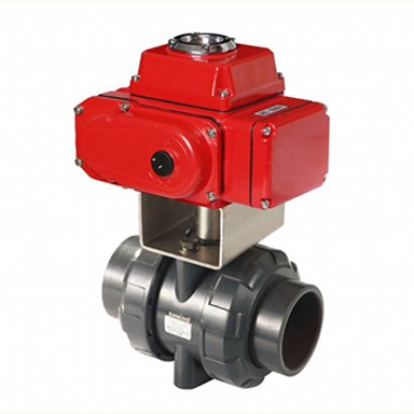 PVC electric ball valve